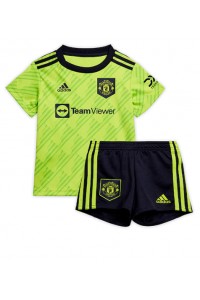Manchester United Babytruitje 3e tenue Kind 2022-23 Korte Mouw (+ Korte broeken)
